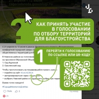 Голосуем за благоустройство родного района!